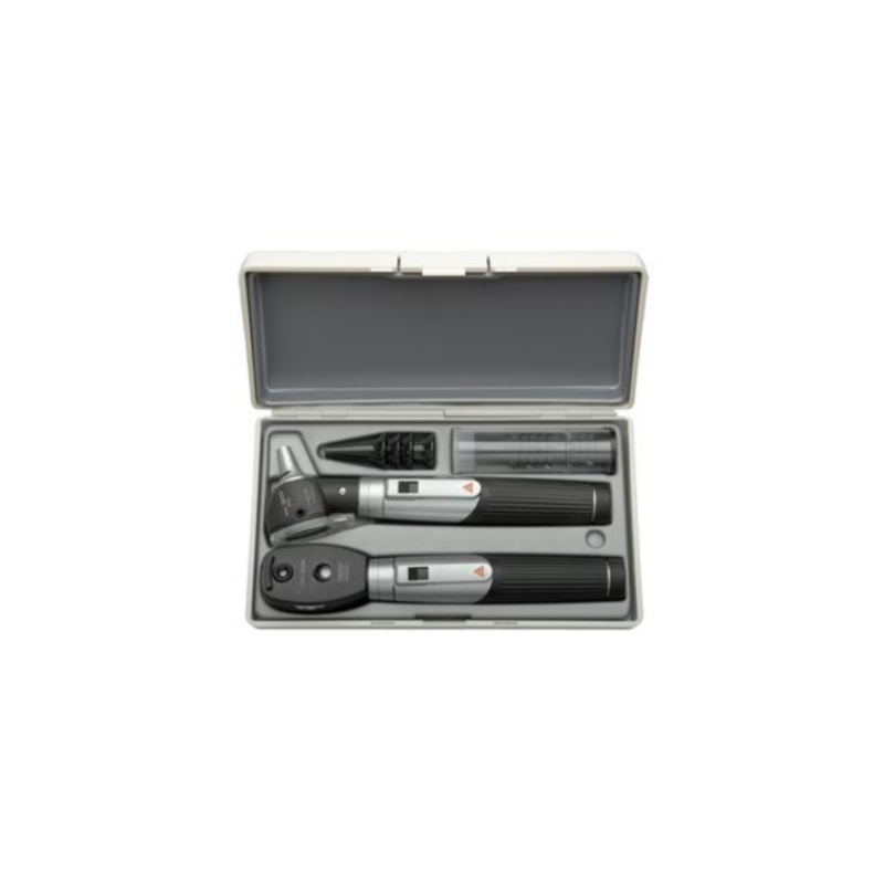 ESTUCHE DIAGNOSTICO HEINE MINI 3000 2 MANGOS EST.DURO COLOR NEGRO